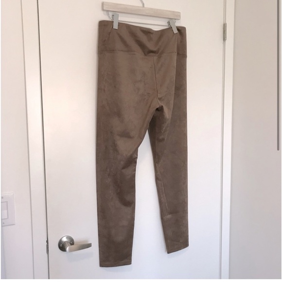 Hilary Radley Faux Suede High Waist Leggings - Picture 3 of 4